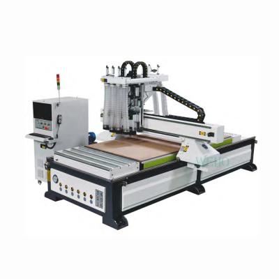 China Building Material Stores Wood CNC Router Furniture Flush Door Making Machine for sale