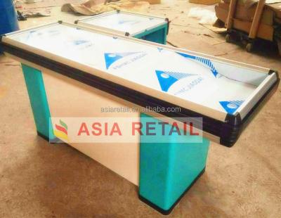 China NEW 2016 Saudi Arabia Supermarket Stainless Steel Aluminum Counter Counter Cashier Saudi Arabia Desk for sale