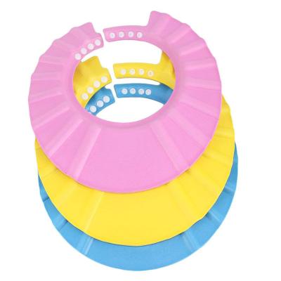 China Baby Bathing Baby Shower Bathing Hat Shower Cap Soft Wash Hair Shield For Kids Children To Keep Water Out Of Their Eyes for sale