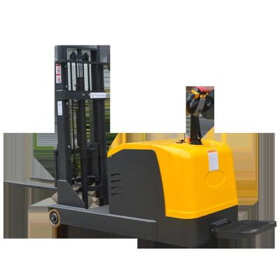 China Hotels Lundi Cpd-s15/1.6m Counterbalance All Electric Pallet Jack Stacker Truck Legless Forklifts for sale