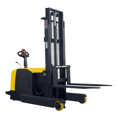 China Hotels Monday Forklift Full Electric Automatic Lifting Forklift Stacker Full-automatic Handling Truck Full Small for sale