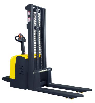 China Building Material Shops 1.5T/4.5M Model Pallet Stacker Weight Cheap Electric Forklift For Sale for sale