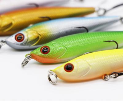 China Metal Top Lure Price Large Stainless Steel Treble Hooks 3D Eyes Variable Building Lures Saltwater And Pencil Bait Fishing Lures for sale