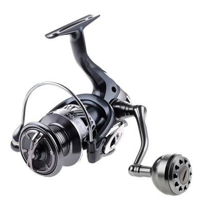 China Hot Selling Gear Ratio 5.2:1 Unique Design LEFT HAND CNC Screw-in Handle Fishing Reel Spinning for sale