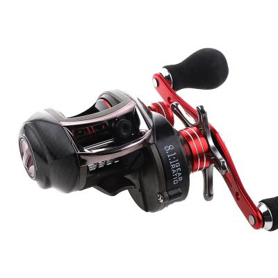 China LEFT HAND Low Price Guaranteed Quality Lure Fishing Reel Ice Fishing Reels Hige Gear Ratio Bait Casting Reel for sale