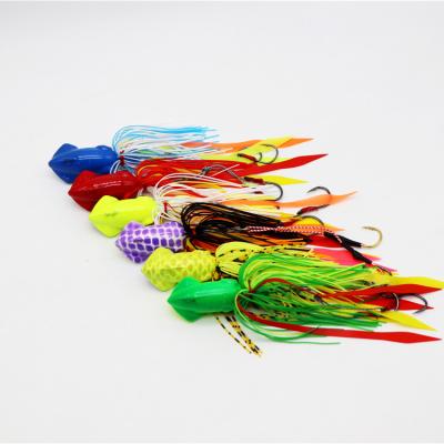 China Hot Selling Cheap Custom Rubber Metal Skirts Fishing Bait Casting Hard Lure for sale