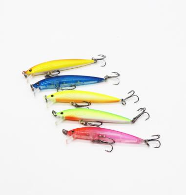 China Low MOQ 3D Hard Vtavta Metal Three Eyes Hooks Fishing Lure Minow For Lure Minnow Artificial Lure for sale