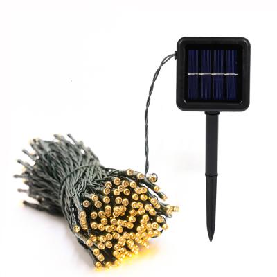 China Garden RTS Drop Shipping Outdoor Solar String 100LEDs 200LEDs Waterproof PVC LED Garden Yard Festival Light Decoration for sale