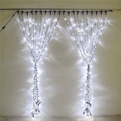 China Outdoor PVC LED Curtain Light Holiday Festival Decoration Color Changing RGB LED String Light Christmas Light Custom Party for sale