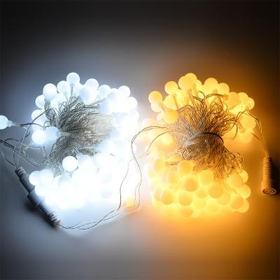 China Ball String Light Northyle Christmas Party Led Ball Light 100 Copper OEM PVC LED Outdoor Powered Ball Lighting for sale