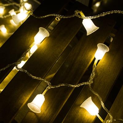 China Male& Female Plus Christmas Bell String Light Christmas Led Decoration Christmas Tree Light String 110V 120V 220v 240v for sale