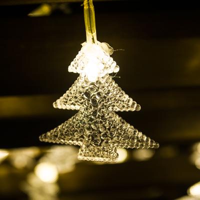 China Theme Park Christmas Tree LED String Light Warn 110V 220V White Decoration Lighting Waterproof Outdoor Connectable for sale