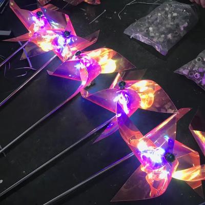 China New Year Ground Bubble Light Windmill Lamp Holder Christmas Yard Decorations LED Garden Light Lamp Holder Socket for sale