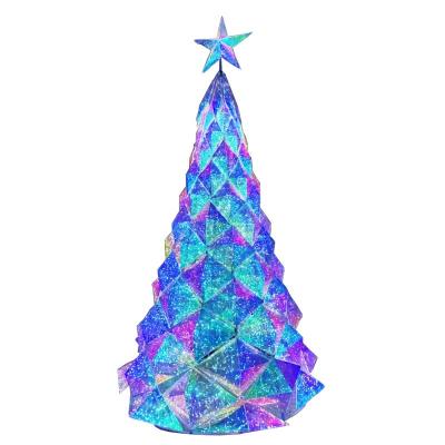 China Outdoor Commercial Landscape Tree LED Color Fantasy Use Christmas 3d Street Led Pattern Light Customized Light Lamp For Shopping Mall for sale