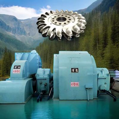 China Pelton Turbine Generator Cast Iron Stainless Steel 500-3000r/min Rated Speed for sale