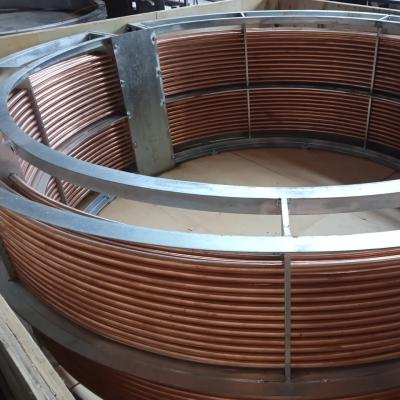 China 10 GPM Flow Rate Copper Pipe Shell And Tube Thermal Exchanger with 6 Ft Shell Length and ASME Certification for sale