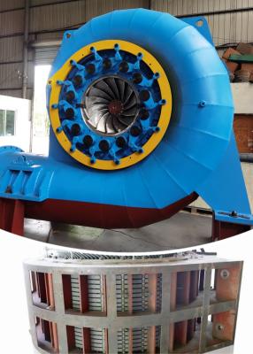 China Stainless Steel Francis Hydroturbine Generator High Durability and RPM 450-1000rpm for sale