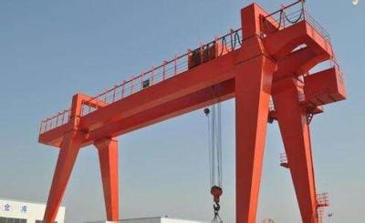 China 10 Ton Double Beam Crane For flacher Strecken-Material-Transport zu verkaufen