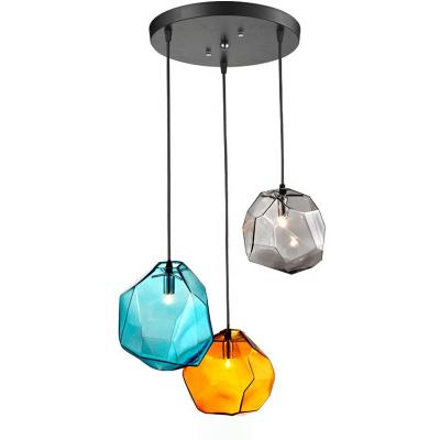 China Modern Modern Modern Glass Led Bar Cafe Home Decorative Chandelier Ceiling Pendant Lights Drop Hanging Light for sale