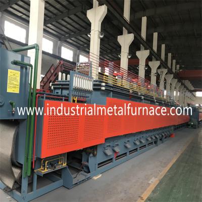 China Horno de endurecimiento del transportador de las sujeciones eléctricas de Mesh Belt Furnace For y de temple continuo en venta