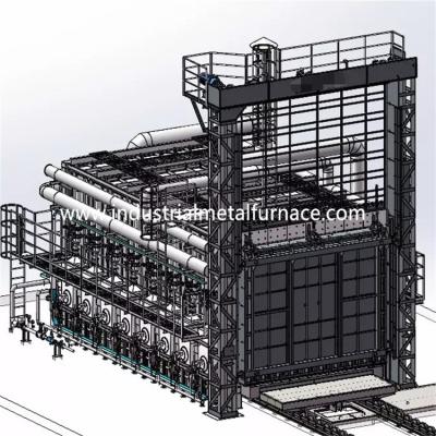 China 4500×1500×1200mm   Oven de met gas van de Lorriehaard Te koop