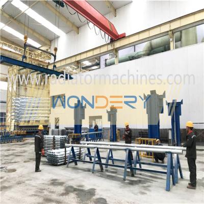 China Handleiding 1 ton / dag Warmdipp galvaniserende oven Intelligente temperatuurregelsysteem voor bevestigingsmiddelen Schroeven moeren Nagels Te koop