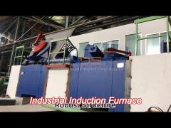 5t 60mins melting steel shell industrial induction furnace for steel melting 3000kw