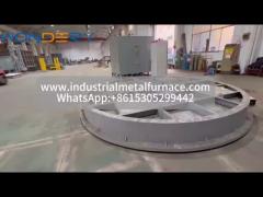 pit type furnace for heat treatment