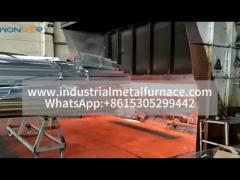 This is a metal aluminum meltng furnace