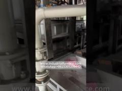 Aluminum chip gas fired melting furnace production line