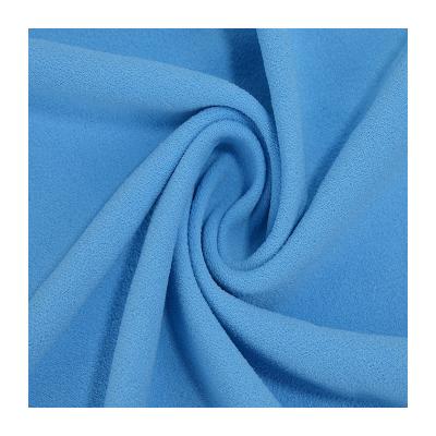 China The best quality false twisted silk and flax knitting stretch recycled polyester women's suit skirt pants evening dress fabric for sale