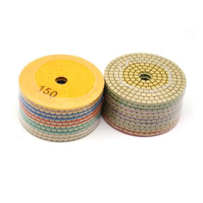 China All kinds of stone Hot selling high quality 75mm polishing pad diamond plate for marble, granite, quartz and floor grinding pad for sale