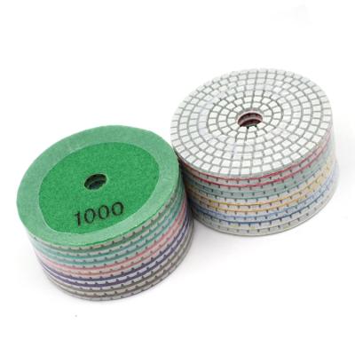 China Concrete floor polishing China Factory 50-1000Grit Resin Bond Concrete Diamond Water Polishing Pad for Floor Marble Terrazzo for sale