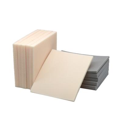 China Polishing Square sponge sandpaper white corundum abrasive sponge foam sand used for polishing metal jade plastic shell and other products for sale