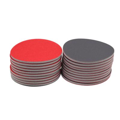 China Fine polishing the Factory direct selling 150mm disc back flocking sponge sand polished polished sheet for sale