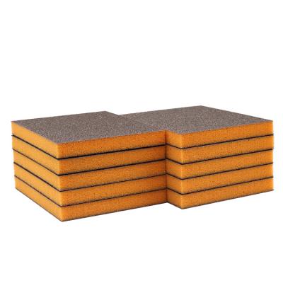 China Grinding Hot selling high quality hand  sanded thin section sponge  sanded hardware metal polishing for sale