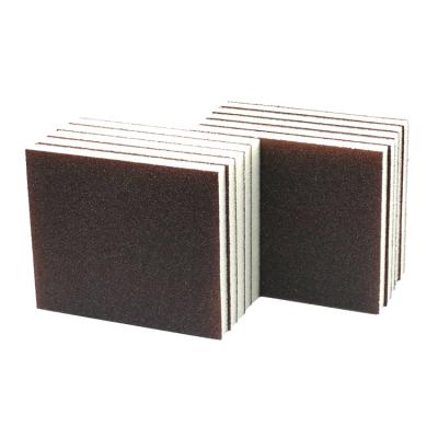 China Grinding and polishing fine grinding Manufacturer customized Brown double-sided electronic product shell grinding sponge grinding sheet for sale