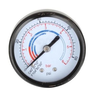 China Plastic Top Fashion Non-Leaking Pressure Gauge High Pressure Gauge Plastic Long Service Life for sale