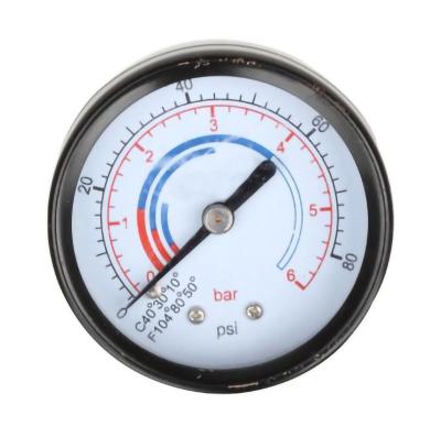 China Metal+plastic manufacture sells PG-1 radial axial PG-2 high precision micro pressure gauge for sale