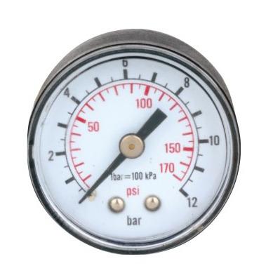 China Metal+plastic manufacture sells PG-4 radial axial high precision micro pressure gauge for sale