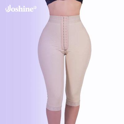 China Antibacterial Customized Fitness Slimming Soft Mid Row Waist Belt Hooks Adjust Convenient Butt Lifter Crotch Zipper Shaping Postpartum Pants for sale