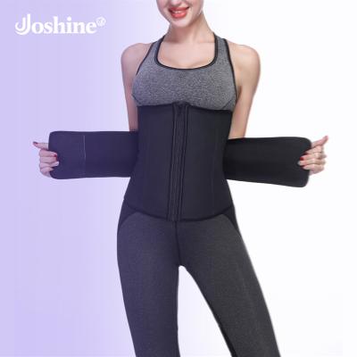 China Antibacterial Women Workout Lose Weight Corset Belt Waist Trainer Latex Waist Trainer Adjustable Sweat Belly Belt Body Shaper for sale