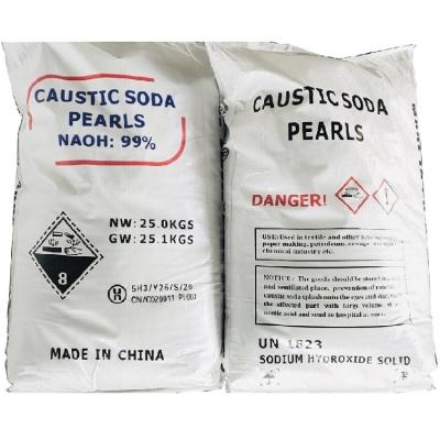 Chine Sodium Hydroxide Caustic Soda Main Supplier 99% Caustic Soda Flakes CAS 1310-73-2 à vendre