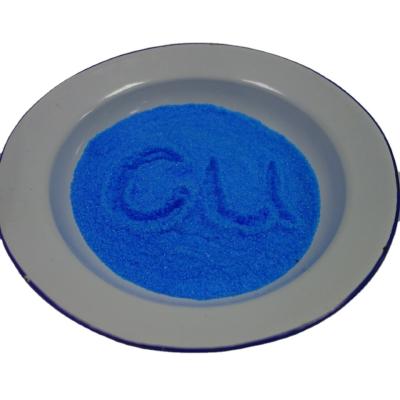 Cina Fertilizzante agricolo della lega di rame del pentaidrato del solfato di rame del Cu 25% Min Copper Sulfate 98% in vendita