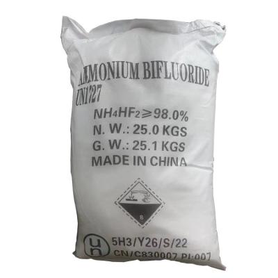 China Ammonium Bifluoride 98% Min Granular Flaky Crystal Nh4hf2 CAS 1341-49-7 Ammonium Bifluoride en venta