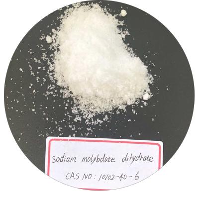 China White Crystalline Powder Sodium Molybdate Dihydrate for fertilizer .pigment,polishing agent for sale