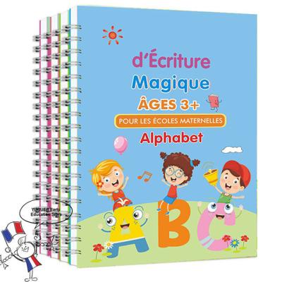 China Eco-friendly Paper High Quality Custom Manual Printing Common School Notebook Magic Reusable Book for sale