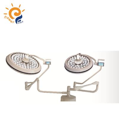 China Surgical Shadowless Metal Ceiling Lights Blue Double LED Hear Working Lamp Use In ICU&CE for sale