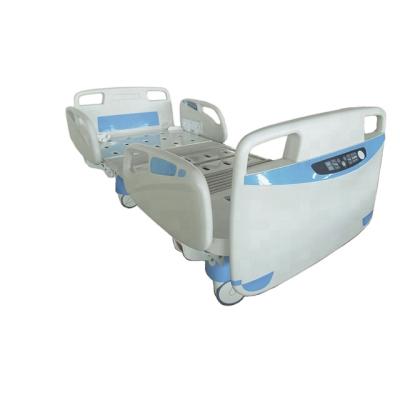 China Electric hospital bed hill rom linak hospital bed cheap price, air mattress option head unit with guard rails for sale