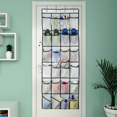 China Sustainable Tissue No-Woben Storage Plastic Bags Over The Door Plastic Containers Hanging Closet Organizer for sale